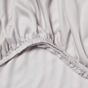 Threshold 100% Lyocell Comfort Light Gray King Fitted Sheet Up to 18" NWOT